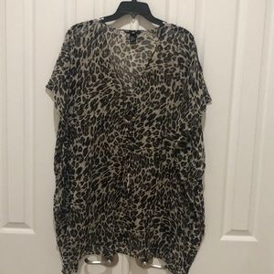 H&M Animal Print Coverup
